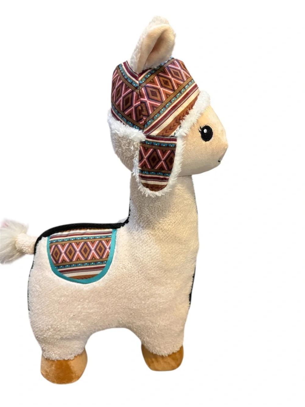 Think Dog Land Of Llamas 19” Plush Squeaky  Toy Pets Dog Chew Toy Lama